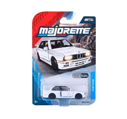 BMW E30 M3 - biela - Vintage Premium - Majorette - 1:64 model auta