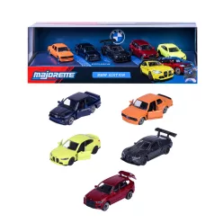   BMW 5-dielna sada / súprava - BMW G80 M3 - BMW X5M Competition - BMW E30 M3 - BMW G80 M3 - BMW G82 M4 GT3 Evo - Majorette - 1:64