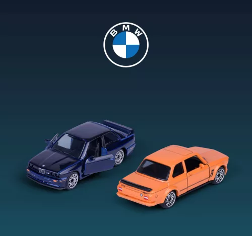 BMW 5-dielna sada / súprava - BMW G80 M3 - BMW X5M Competition - BMW E30 M3 - BMW G80 M3 - BMW G82 M4 GT3 Evo - Majorette - 1:64
