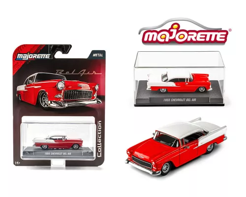 Chevrolet Bel Air (1955) - červená - Majorette Collection Series 3 - Majorette - 1:64