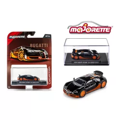   Bugatti Veyron 16.4 (2005)- čierna/oranžová - Majorette Collection Series 3 - Majorette - 1:64