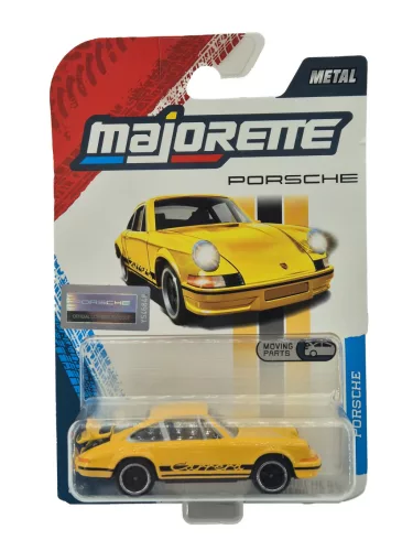 Porsche 911 Carrera RS 2.7 - žltá - Porsche Premium - Majorette - 1:64