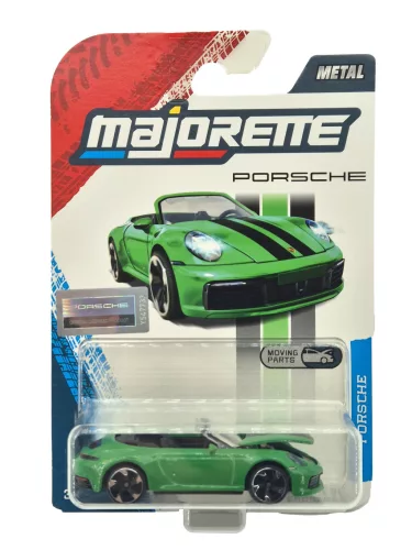 Porsche 911 Carrera S - zelená - Porsche Premium - Majorette - 1:64