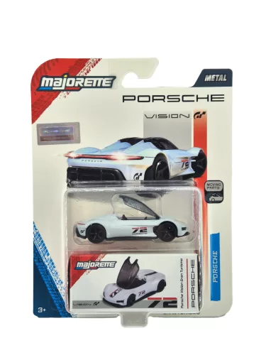 Porsche Vision Gran Turismo - biela - Porsche Deluxe - Majorette - 1:64