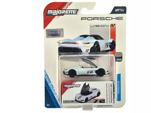 Porsche Vision Gran Turismo - biela - Porsche Deluxe - Majorette - 1:64