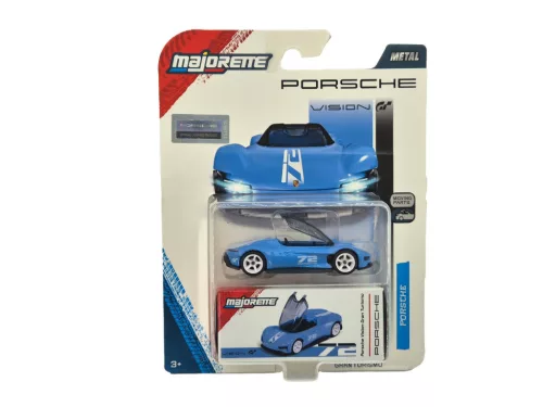 Porsche Vision Gran Turismo - modrá - Porsche Deluxe - Majorette - 1:64