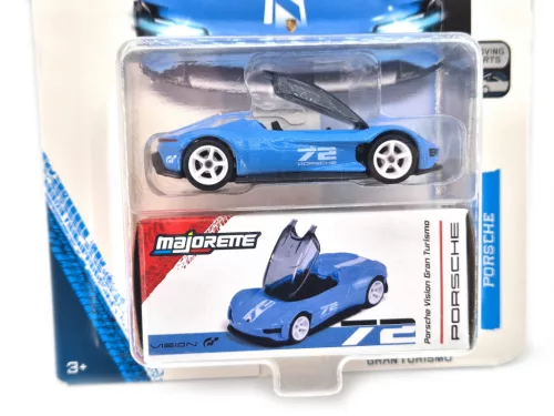 Porsche Vision Gran Turismo - modrá - Porsche Deluxe - Majorette - 1:64
