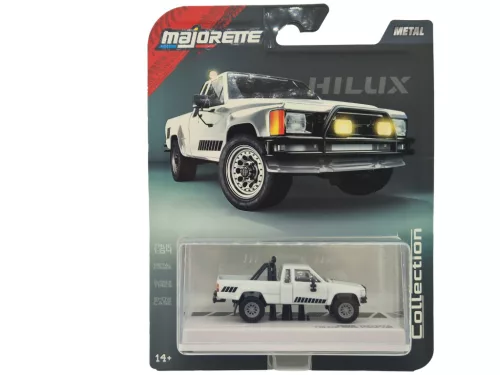 Toyota Hilux SR5 Pickup (1985) - biela - Majorette collection series 2026 /1 - Majorette - 1:64