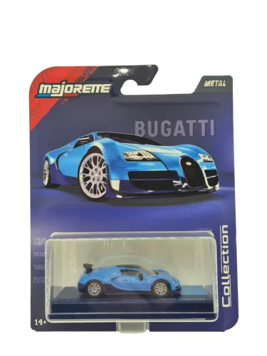 Bugatti Veyron 16.4 Supersport (2005) - modrá - Majorette collection series 2026 /1 - Majorette - 1:64