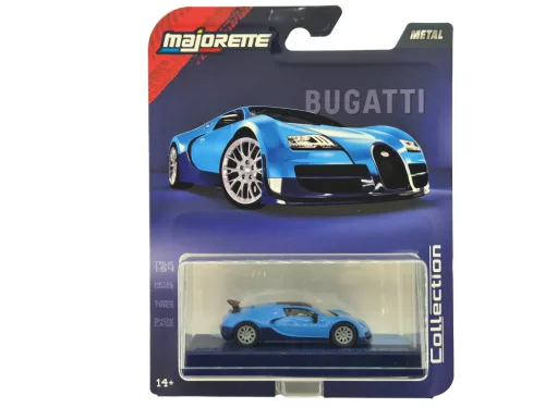 Bugatti Veyron 16.4 Supersport (2005) - modrá - Majorette collection series 2026 /1 - Majorette - 1:64
