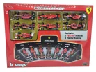 Ferrari F1 7-dielna sada - SF-24 Charles Leclerc (2024) - F10 Fernando Alonso (2010) - SF71H Kimi Räikkönen (2018) - SF90 Sebastian Vettel (2019) - SF1000 Sebastian Vettel (2020) - F1-75 Charles Leclerc (2022) - SF-23 Carlos Sainz (2023) - Bburago - 