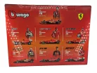 Ferrari F1 7-dielna sada - SF-24 Charles Leclerc (2024) - F10 Fernando Alonso (2010) - SF71H Kimi Räikkönen (2018) - SF90 Sebastian Vettel (2019) - SF1000 Sebastian Vettel (2020) - F1-75 Charles Leclerc (2022) - SF-23 Carlos Sainz (2023) - Bburago - 
