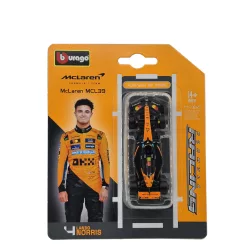   McLaren MCL39 F1 #4 (2025) - Lando Norris - Bburago - 1:64 model auta 