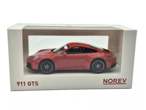 Porsche 911 992 GTS Coupe (2024) - červený - Norev - 1:43