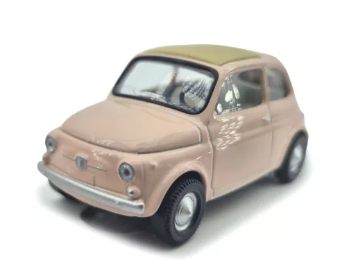Fiat 500F (1950) - ružová - Norev - 1:43