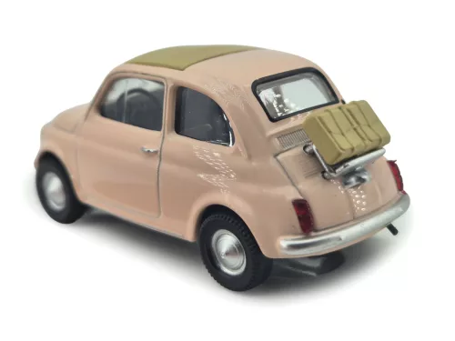 Fiat 500F (1950) - ružová - Norev - 1:43