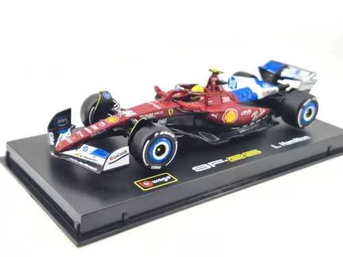 Ferrari SF-25 Team Scuderia F1 #44 (2025) - Miami GP - Lewis Hamilton - S JAZDCOM - Bburago - 1:43