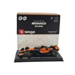   McLaren MCL39 F1 #4 (2025) - Monaco GP - Lando Norris - S JAZDCOM - Bburago - 1:43