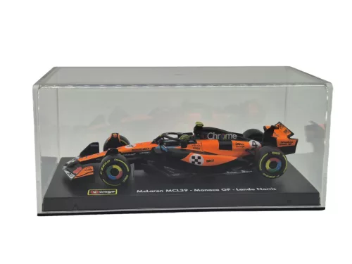 McLaren MCL39 F1 #4 (2025) - Monaco GP - Lando Norris - S JAZDCOM - Bburago - 1:43
