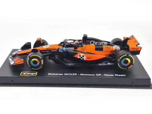 McLaren MCL39 F1 #81 (2025) - Monaco GP - Oscar Piastri - S JAZDCOM - Bburago - 1:43