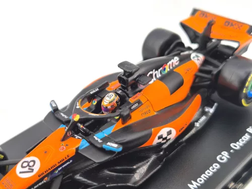 McLaren MCL39 F1 #81 (2025) - Monaco GP - Oscar Piastri - S JAZDCOM - Bburago - 1:43