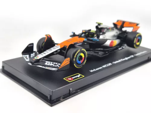 McLaren MCL39 F1 #4 (2025) - Silverstone British GP - Lando Norris - S JAZDCOM - Bburago - 1:43