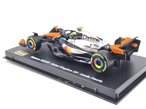 McLaren MCL39 F1 #4 (2025) - Silverstone British GP - Lando Norris - S JAZDCOM - Bburago - 1:43