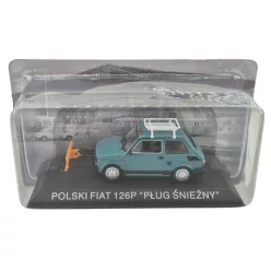 Polski Fiat 126P snežná radlica (1984) - Edicola - 1:43