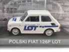 Polski Fiat 126P LOT poľská letecká spoločnosť (1973) - Edicola - 1:43