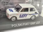Polski Fiat 126P LOT poľská letecká spoločnosť (1973) - Edicola - 1:43