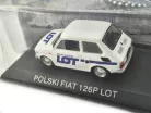 Polski Fiat 126P LOT poľská letecká spoločnosť (1973) - Edicola - 1:43