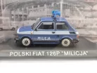 Polski Fiat 126P Milicja - polícia (1984) - Edicola - 1:43