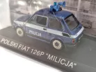 Polski Fiat 126P Milicja - polícia (1984) - Edicola - 1:43