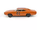 Dodge Charger #1 (1969) - Dukes of Hazzard - General Lee - s béžovým interiérom - Norev - 1:43