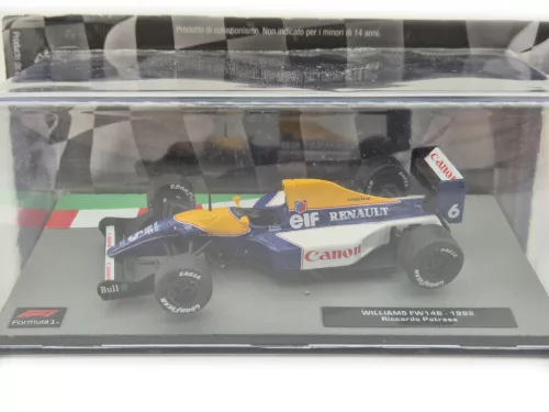 Williams FW14B F1 #6 (1992) - Riccardo Patrese - Edicola - 1:43