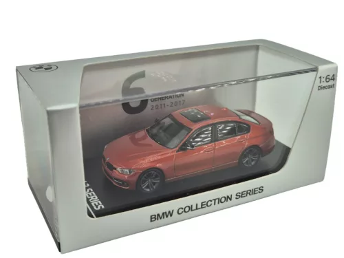 BMW 50. výročie – 7 generácií – BMW séria 3 – v darčekovej krabici – BMW / Minichamps – 1:64