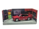 BMW E30 M3 so strešným nosičom a batožinou - Bburago - 1:24