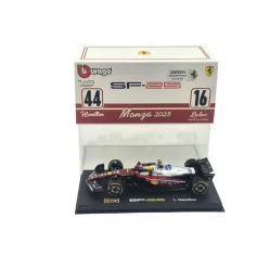   Ferrari SF-25 Team Scuderia F1 #44 (2025) - Monza GP - Lewis Hamilton - S JAZDCOM - Bburago - 1:43