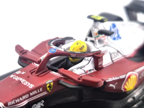 Ferrari SF-25 Team Scuderia F1 #44 (2025) - Monza GP - Lewis Hamilton - S JAZDCOM - Bburago - 1:43