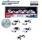 Nissan 5-dielna sada / set - Nissan Silvia (S15) Spec-R Aero - Nissan GT-R (R35) - Nissan Skyline GT-R (R34) - Nissan Z - Nissan Cefiro (A31) - Majorette - 1:64