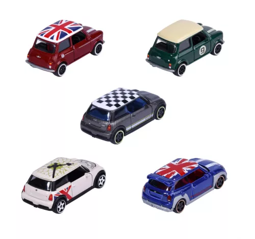 Mini 5-dielna sada / set - Mini John Cooper Works GP - Mini Cooper 1.3 - Mini Cooper S - Mini Cooper S - Mini Cooper 1.3 - Majorette - 1:64