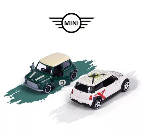 Mini 5-dielna sada / set - Mini John Cooper Works GP - Mini Cooper 1.3 - Mini Cooper S - Mini Cooper S - Mini Cooper 1.3 - Majorette - 1:64