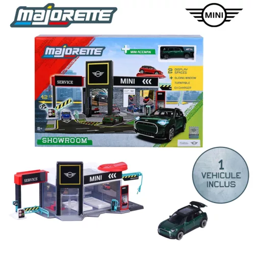 Mini salón / showroom set - dioráma - Majorette - 1:64