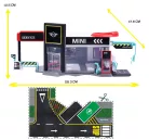 Mini salón / showroom set - dioráma - Majorette - 1:64