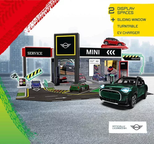 Mini salón / showroom set - dioráma - Majorette - 1:64