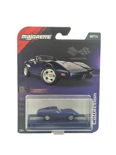Chevrolet Corvette (1966) - modrý - Majorette collection series 2026 /2 - Majorette - 1:64