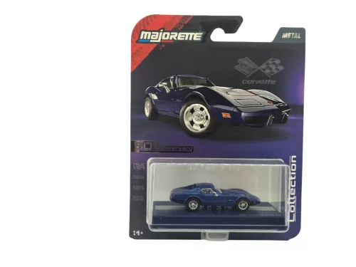 Chevrolet Corvette (1966) - modrý - Majorette collection series 2026 /2 - Majorette - 1:64