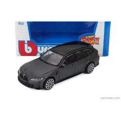 BMW G81 M3 (2023) - matný sivý - Bburago - 1:43