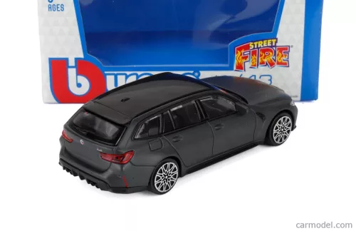 BMW G81 M3 (2023) - matný sivý - Bburago - 1:43
