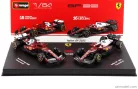 2-dielna sada Ferrari - Ferrari SF-25 Team Scuderia F1 #16 (2025) - Monza GP - Charles Leclerc - Bburago - 1:64